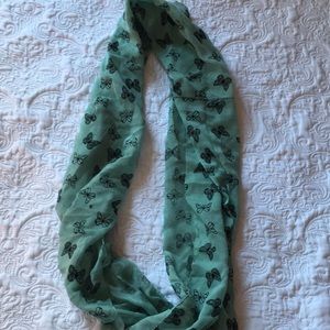 Butterfly infinity scarf